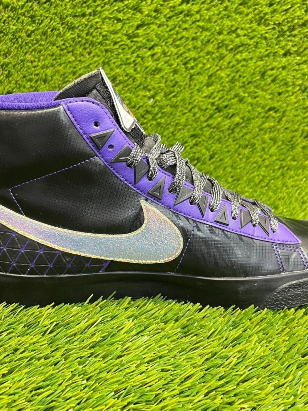 Nike Blazer '77 Mid Doernbecher Mens‎ Size 9.5 Black Athletic Shoes Sneakers